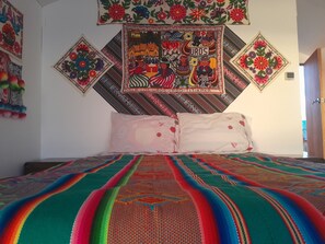 Acesso à internet, roupa de cama