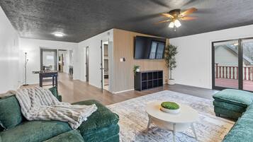 TV, table football, offices