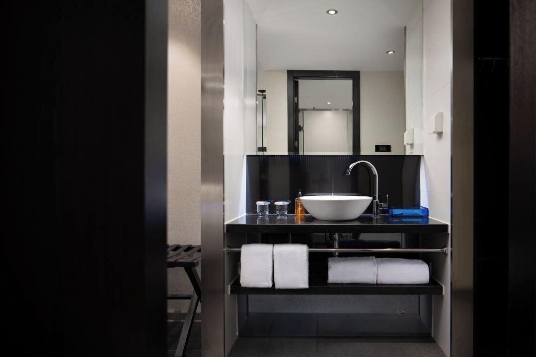 Basic Double Room, 1 Queen Bed, Non Smoking, Air conditioning | Bathroom | Shower, free toiletries, hair dryer, towels