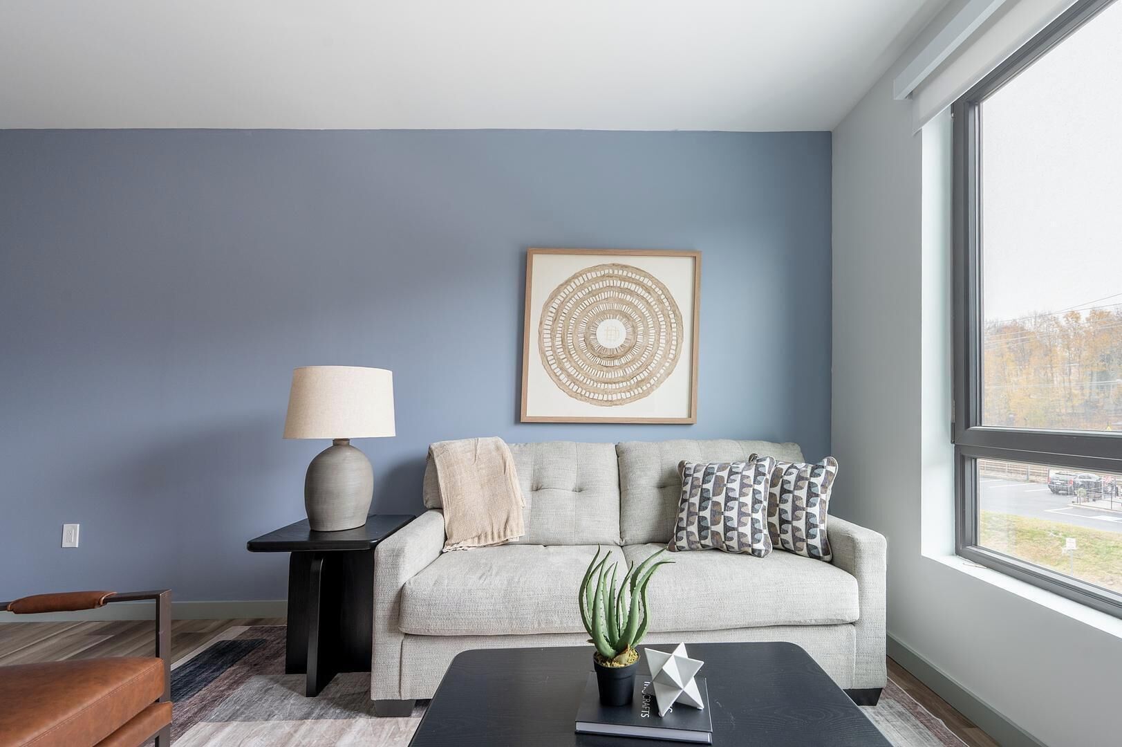 Apartment (1 Bedroom) | Living area | 50-inch TV with digital channels