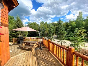 Interior - 1800or Unique 'yurt' Home in Bretton Woods 1 mi to Skiing, Firepit, Foosball, Beach! Hot tub (Bretton Woods)