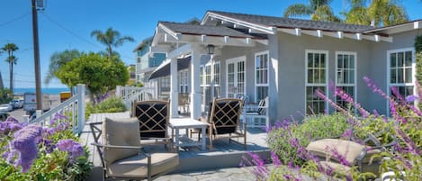 Majoituspaikan julkisivu