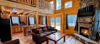 65pt New Log Cabin in Private