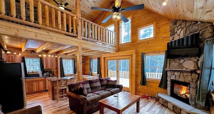 65pt New Log Cabin in Private