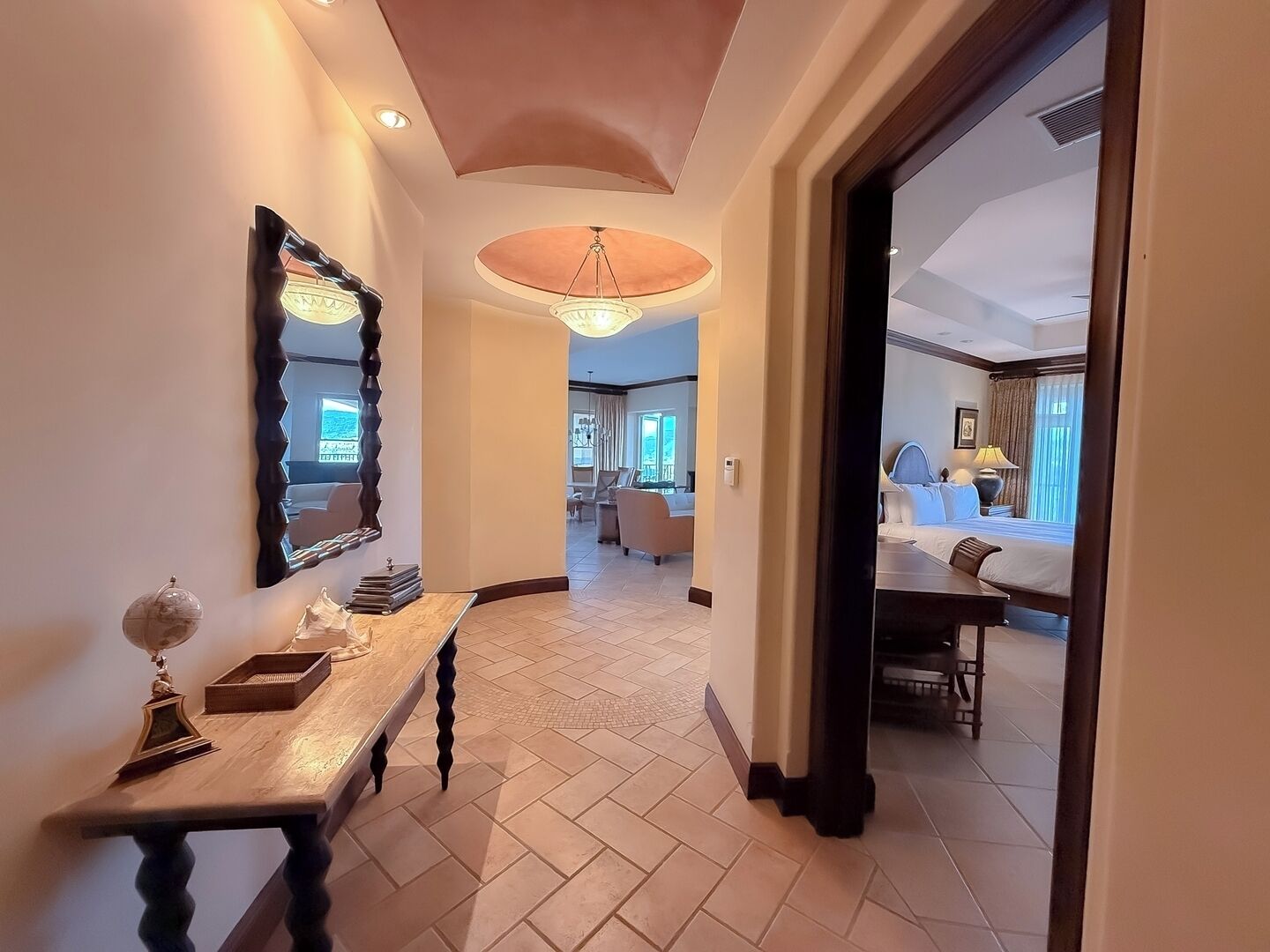 Iron/ironing board, travel crib, bed sheets