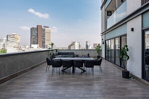 Outdoor dining - Amplio y Hermoso Departamento en Polanco 6 Hab (Ciudad de México)