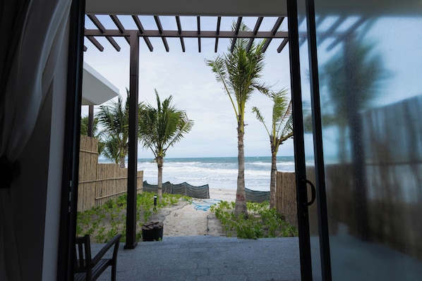 Deluxe King Room with Sea View | View from room - Polaris Beach Villa and Resort (Ham Thuan Nam)