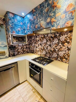 Private kitchen - Tropical Getaway in Nadi Town with Smart Home (Nadi Western Division)