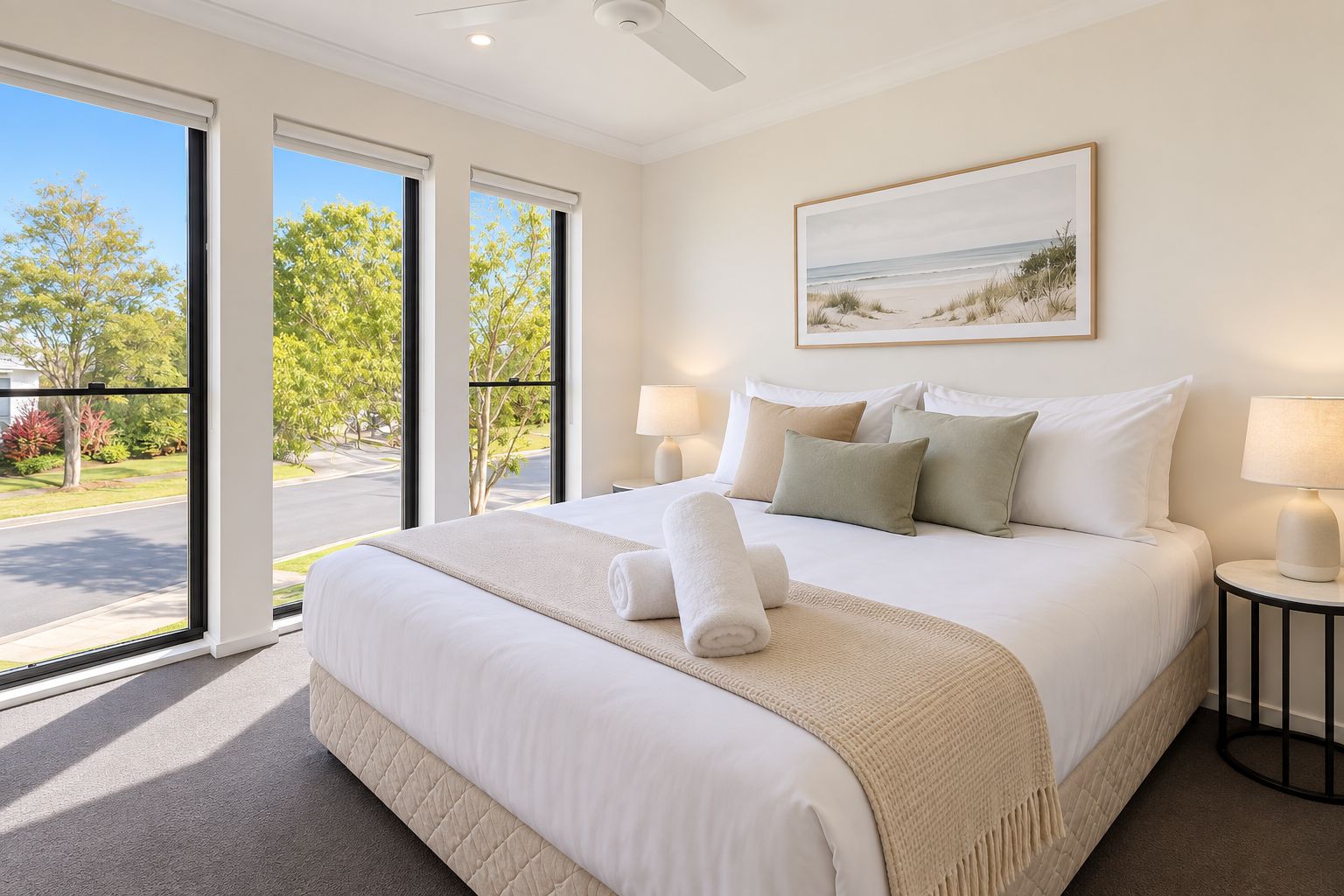3 bedrooms, iron/ironing board, WiFi, bed sheets