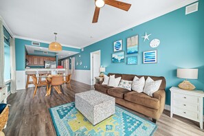 Smart TV - Beachfront Corner Condo w/ Pools, Hot Tub & Balcony Views | BEACHBALL PROPERTIES (Gulf Shores)