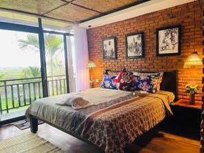 Superior Double Room, Balcony, Garden View | Free WiFi - The Sanctuary Homestay Battambang (Battambang)
