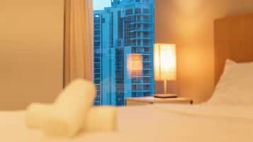 2 soverom, strykejern/-brett, internettilgang og sengetøy