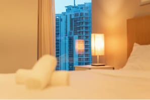 2 soverom, strykejern/-brett, internettilgang og sengetøy