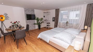 Desk, iron/ironing board, free WiFi