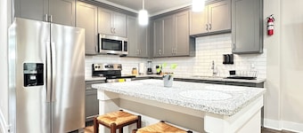 8BR/10BA | Newly Built, Luxurious Duplex near Train station, Med-Center, NRG, UH