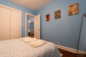 1 Schlafzimmer, Bügeleisen/Bügelbrett, kostenloses WLAN, Bettwäsche