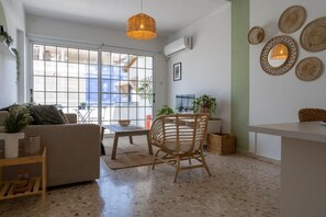 Apartment, 1 Double Bed with Sofa bed, Kitchen, City View | Living area - Blossom 1-BR Apt. & Balcony in Larnaca (Larnaca)