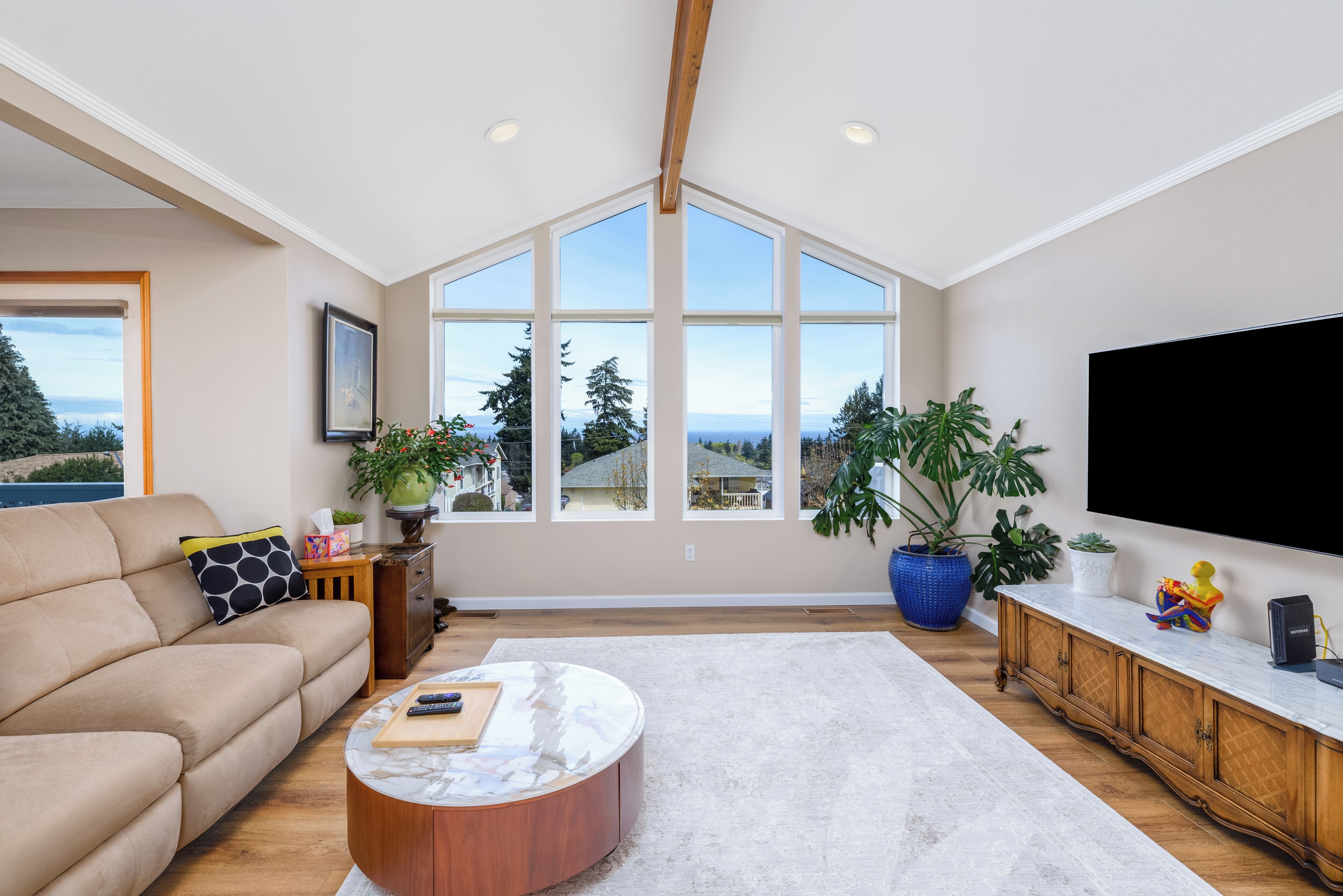 Smart TV, video games, table football, books