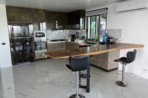 Private kitchen - Villa Starck - Exceptional modern villa with spectacular views (Koh Samui)