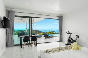 Iron/ironing board, WiFi, bed sheets - Villa Starck - Exceptional modern villa with spectacular views (Koh Samui)