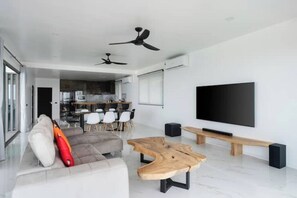 Living area - Villa Starck - Exceptional modern villa with spectacular views (Koh Samui)