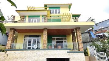 Luxe villa, gedeeltelijk uitzicht op oceaan | Exterieur