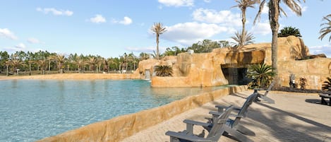 Indoor pool, outdoor pool