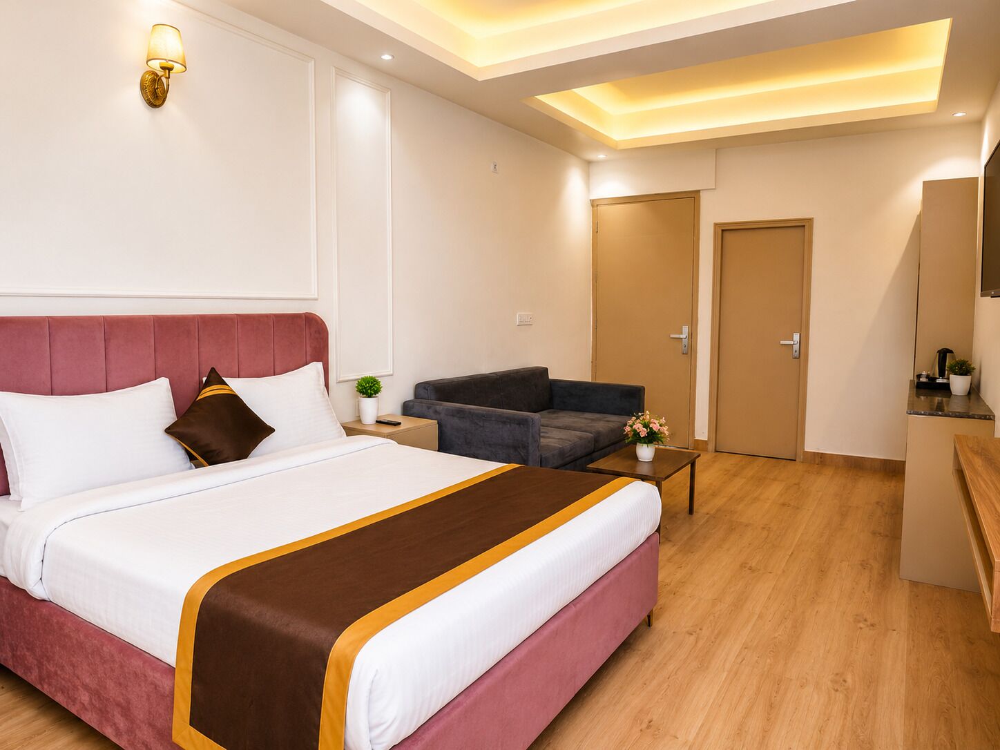 Free WiFi, bed sheets