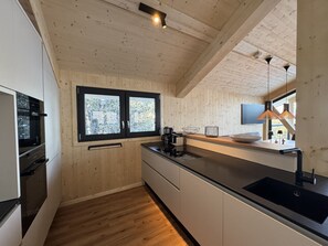 Fridge, microwave, oven, dishwasher - Superior Chalet # 52 with Sauna & Hot Tub (Turrach)
