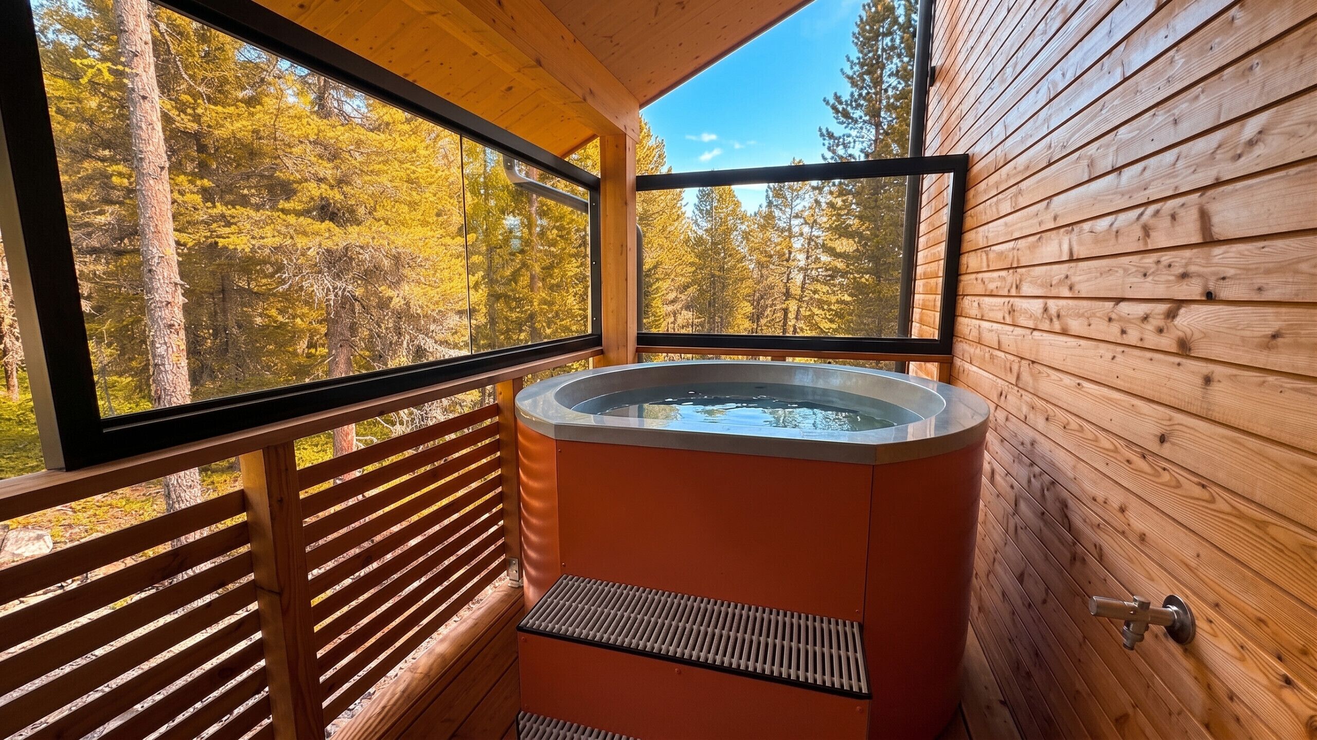 Bain à remous extérieur