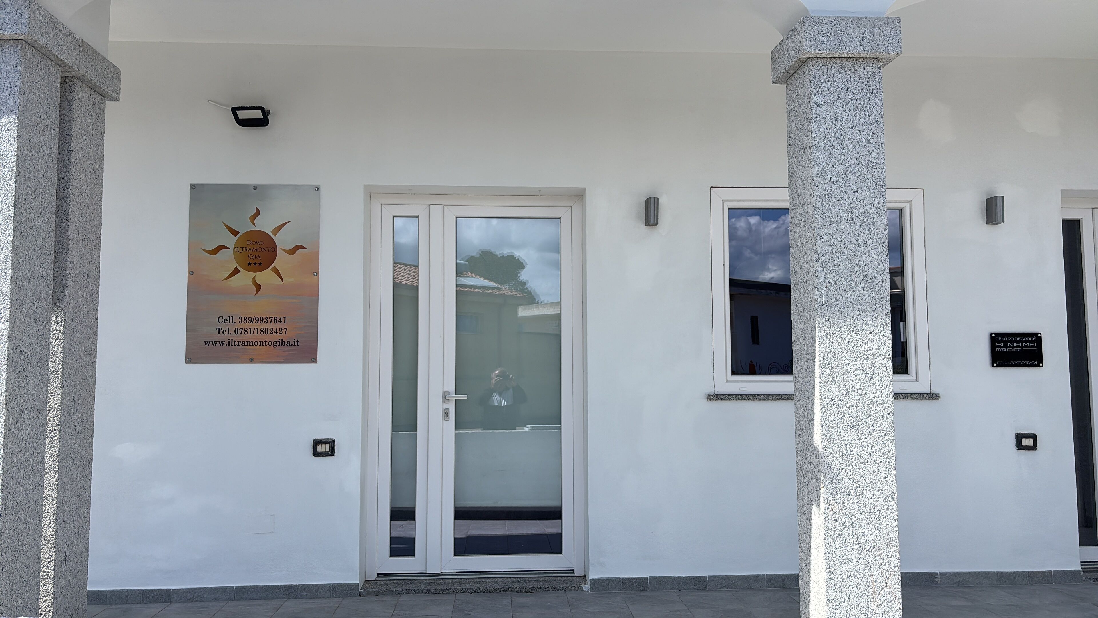 Fassade der Unterkunft