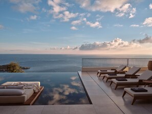 Outdoor pool, a heated pool - Eliterra Villa I, Timeless Serenity & Heated Pool (VPW4+V62 Elation, Greece)