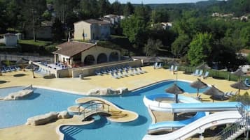 Piscine extérieure, piscine chauffée