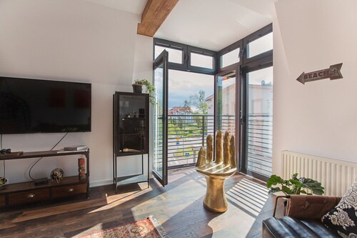 Loft Barnim - duplex with Historic Fire Tower and roof terrace! - near the lake