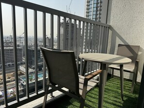 Deluxe Apartment, Balcony, Courtyard View | View from room - Luxury 1BR Apartment with Pool Access (Dubai)
