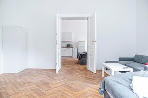 Basic Apartment | Living area - Stylish 2BR Apt Near AKH Easy Center (Vienna)