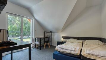 Habitación básica doble | Wifi gratis y acceso para silla de ruedas