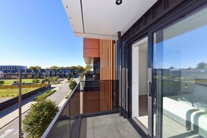 Exterior detail - Freshly Styled 1BR Apartment near Te Kaha Stadium (Christchurch)