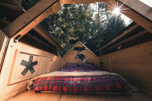 StarsBOX in the Trentino forest