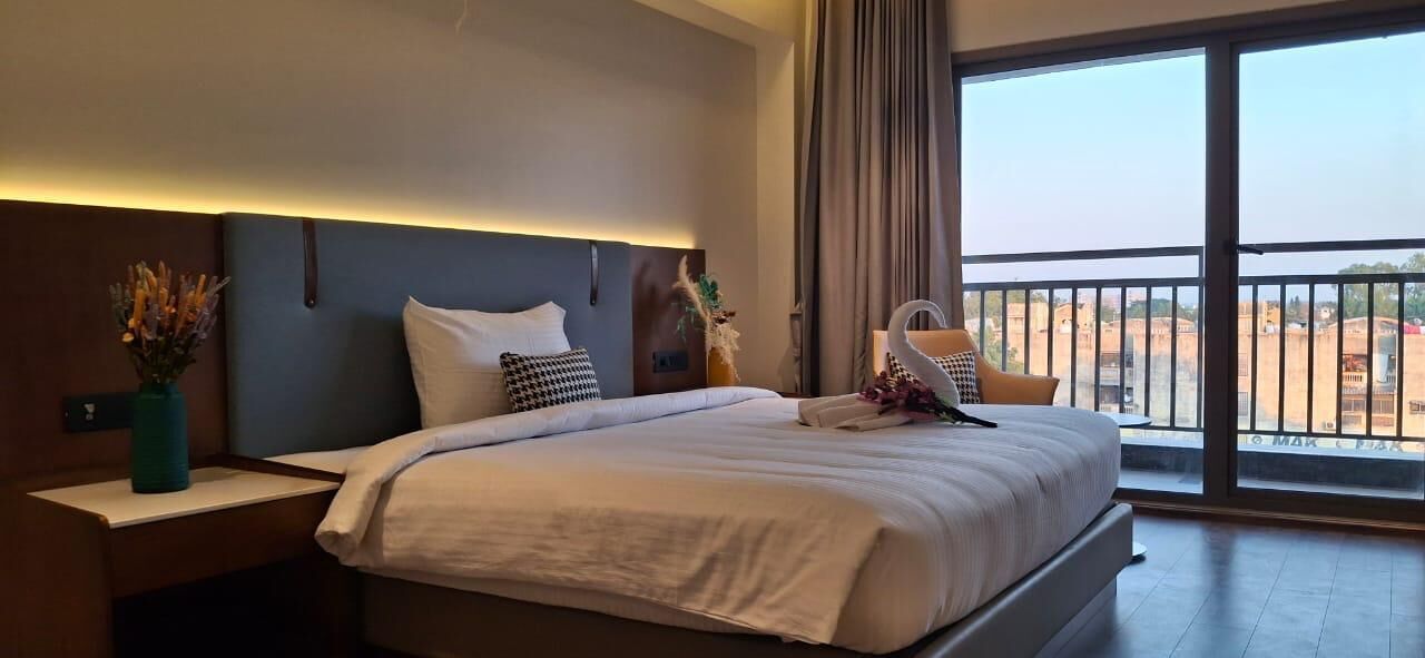 Desk, laptop workspace