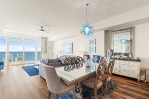 Signature Condo, 3 Bedrooms, Balcony, Beachfront | In-room dining - Turquoise Place Beachside Retreat (Orange Beach)