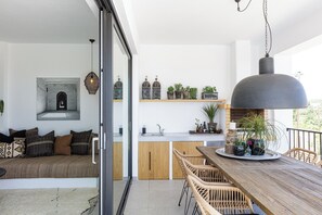 Dining - [NEW]Villa Es-Hi w Private Pool & Scenic Sea View (Kalyves)