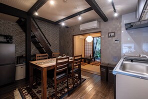 Dining - Kyoto's Hidden Machiya House with Free Bikes & WiFi - Family Friendly Home (Higashiyama Ward)