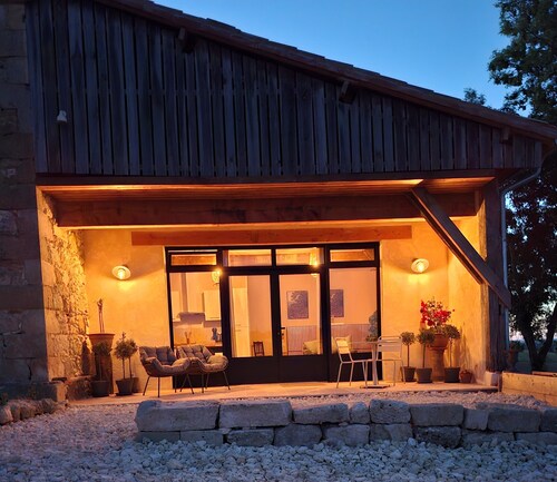 Que Pour 2, Cottage/studio Le Bonheur, 1-bedroom with swimming pool and AC  Gers