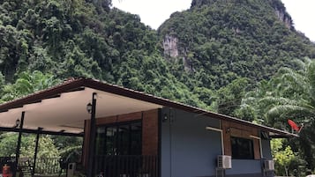 Ferienhaus, 1 Schlafzimmer, barrierefrei, Raucher | Außenbereich