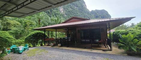 Maison, 1 chambre, accessible aux personnes à mobilité réduite, fumeurs | Terrasse/Patio