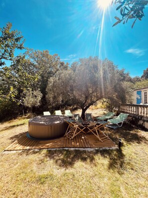 Outdoor spa tub - Provencal character house - Swimming pool - Tennis - Sport (Évenos)