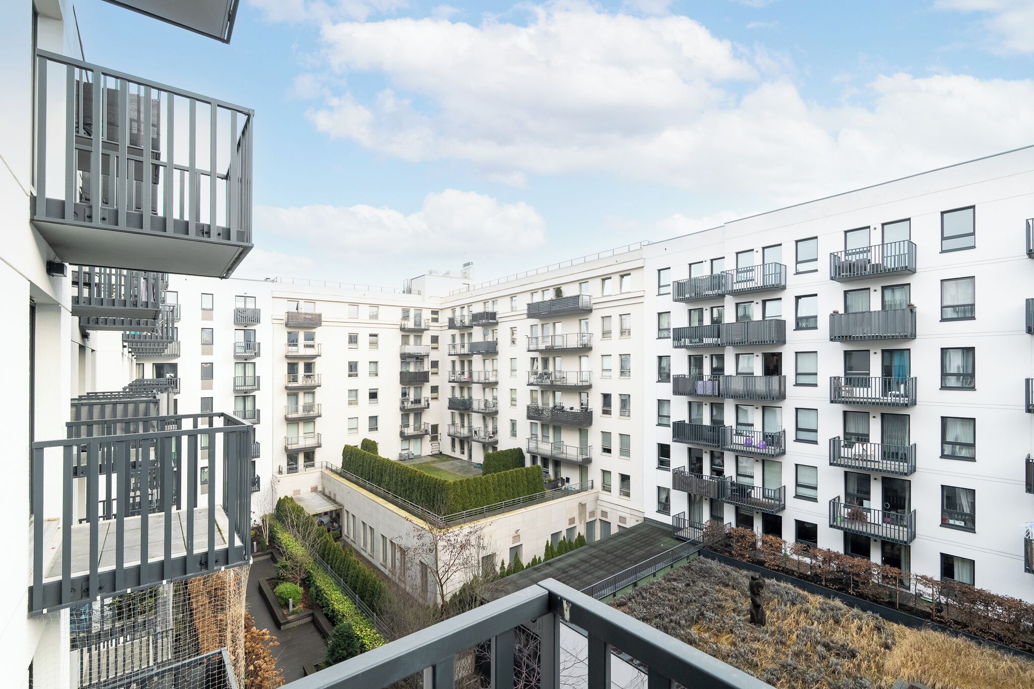 Blick von der Unterkunft