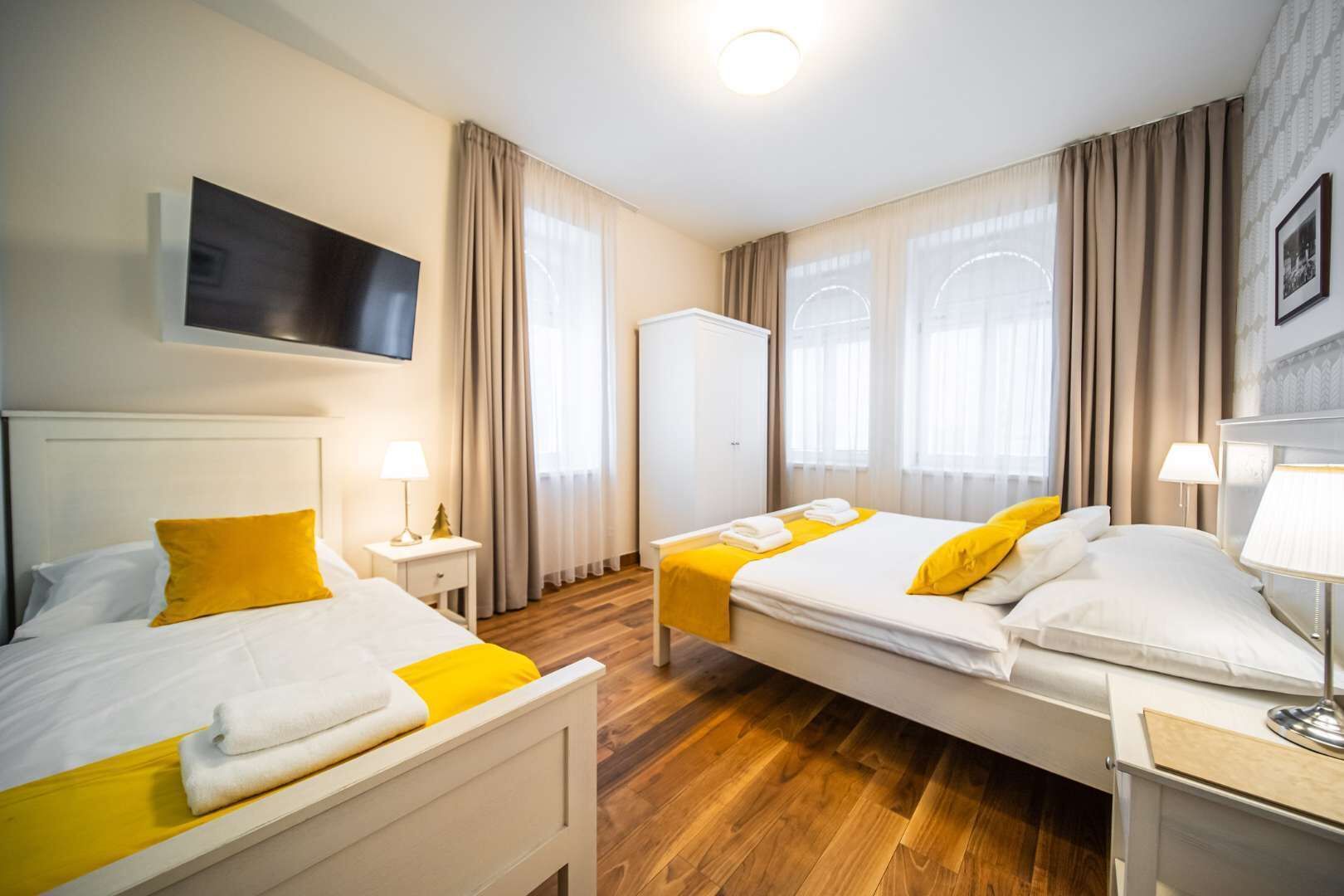 Suite Deluxe | Tende oscuranti, Wi-Fi gratuito, lenzuola