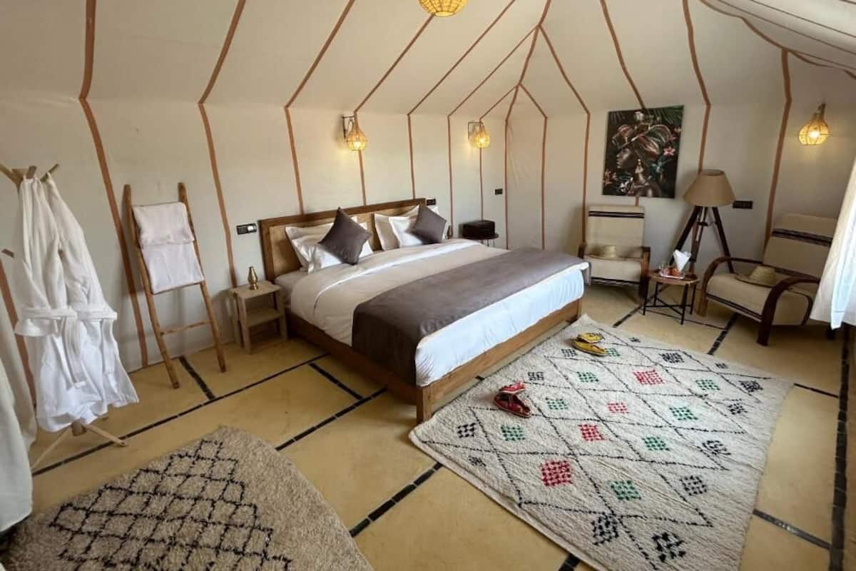 Tente, vue sur le désert | Chambres insonorisées, Wi-Fi gratuit